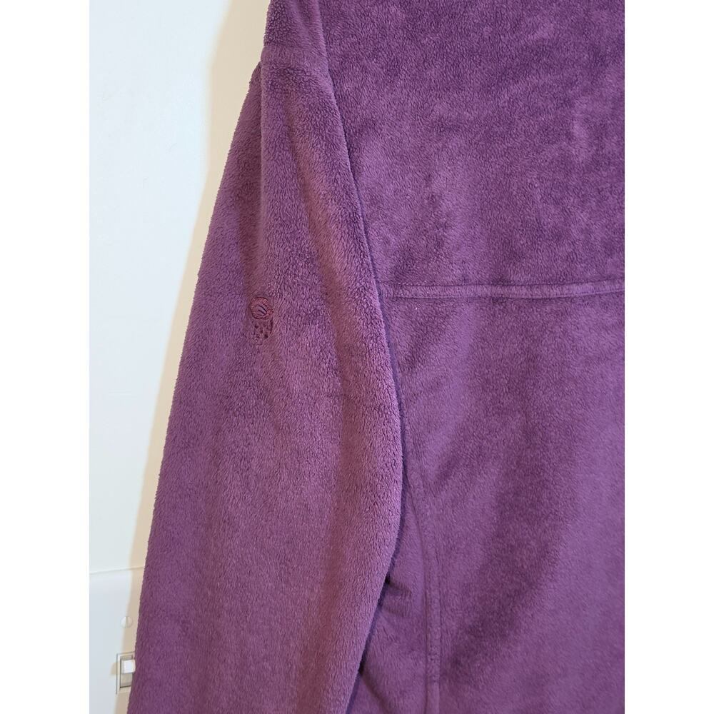 Mountain Hardwear Women's Purple Fleece Full Zip Jacket Size Medium - Picture 5 of 9